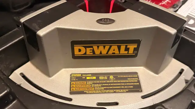 Dewalt DW060 Laser Square for Tiling Floors or Walls. in Power Tools in Edmonton - Image 5