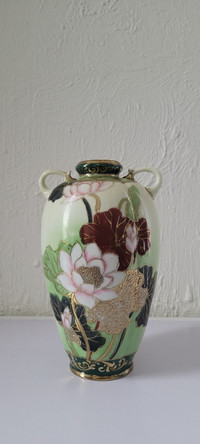 Asian Hand Painted Vase