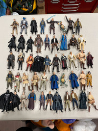 Figurines Star Wars (9$ chaque)