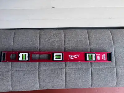 Used Milwaukee 24" Magnetic I-Beam Level for Sale, View more