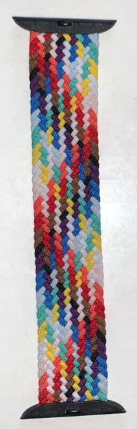 NEW MULTI COLOR BRAIDED SOLO LOOP APPLE WATCH BAND 42/ 44/ 45mm