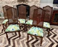 6 antique chairs