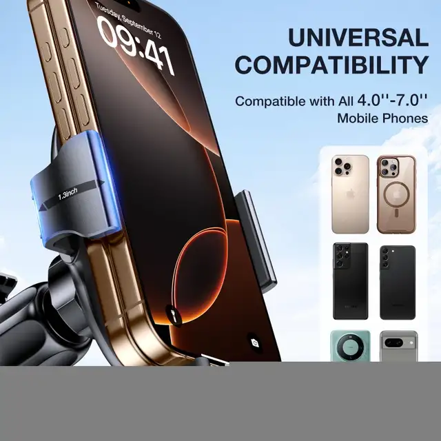 Miracase Phone Holder for Car Air Vent - Used w All Phones in Cell Phone Accessories in Markham / York Region - Image 5