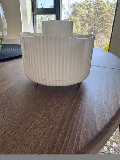 FOR SALE: 360° Rotating Makeup Brush Holder Organizer – WHITE, View more