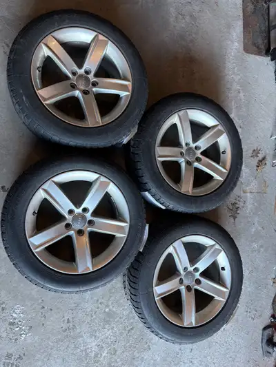 BF Goodrich winter tyres on Audi alloy rims 225/55 R17 Last used on 2021 Audi A4 Very good tread dep...