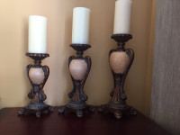 Candle holders.