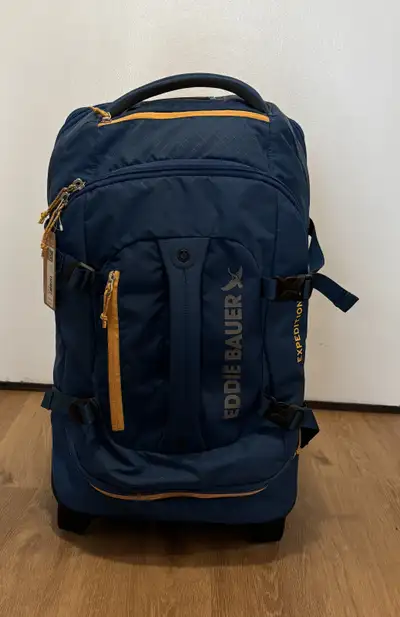 was $376-Lightweight, super durable, and easy-rolling, Eddie Bauer Expedition luggage, made of polyc...