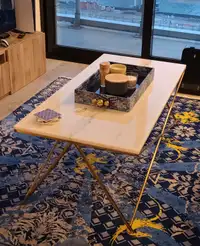 Coffee table marble