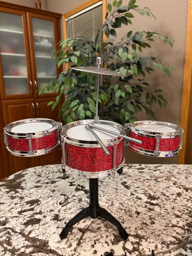 Desktop/Tabletop Drum Set - Playable in Toys & Games in Saskatoon - Image 3