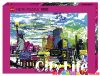 HEYE PUZZLE 1000 / I LOVE NEW YORK / COMME NEUF TAXE INCLUSE