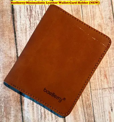 Baellerry-Minimalistic Leather Wallet-Card Holder (NEW), View more