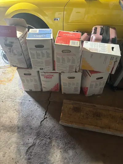 I have 13 boxes of mud for sale all unopened but with water damage on some of the bottoms. $140 for...