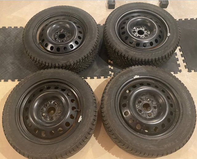 Premium Studded Winter Tires on Rims (Nokian brand - Like New) in Tires & Rims in Regina - Image 2