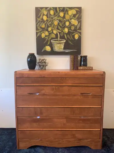 Restores! vintage Mcm 3 drawer dresser, View more