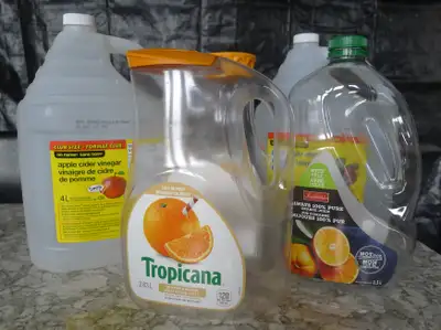 Plastic jars, containers needed., View more