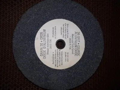 6"  36 Grit Course Bench Grinder Wheel, View more