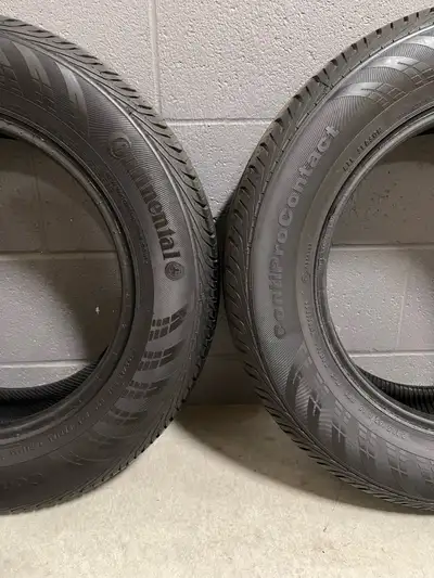 Pair. 195/65 R15 89 S Continental Conti-ProContact. FIRM $60: Two Used All Seasons Tires. FIRM Tires...