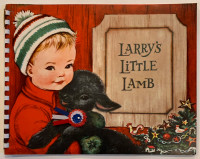 Larry's Little Lamb - vintage Christmas pop-up book from 1950s