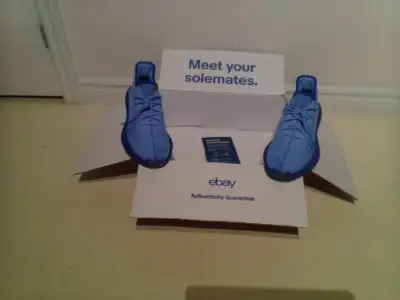 2026 RARE *Cool Blue* Yeezy 350 V2 Sneakers Authentic 11.5 RARE!, View more
