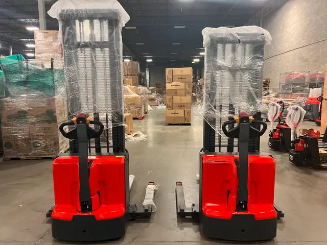 Electric Pallet Stacker - In Stock - Free Delivery - Warranty!63738353612801123