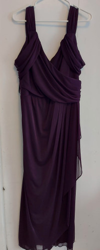 New- Laura Plus Purple Formal Dress- sz 18W. Prom wedding