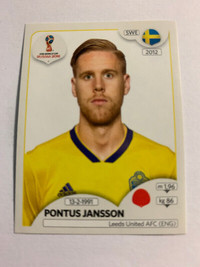 2018 PANINI FIFA WORLD CUP RUSSIA STICKER P. JANSSON #481 SWEDEN