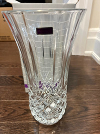MARQUIS WATERFORD - 12 Inch Crystal Vase - Made in Italy!