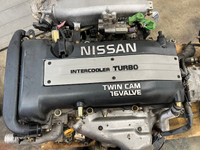 Nissan SR20DET TURBO-CHARGED ENGINE AND TRANSMISSION