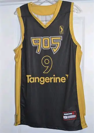 Rare Toronto Raptors 905 jersey Black Gold OVO Drake jersey, View more