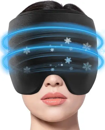 Migraine Headache Relief Ice Hat Flexible Gel Physical Compresse, View more