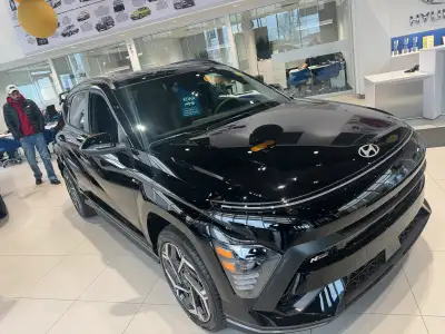 Hyundai kona 2024 . 13500 km driven . Zero scratch. New model essential kona 2024. Black colour meta...
