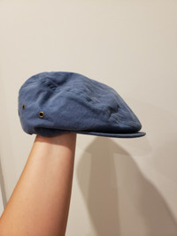 Vintage Retreat Blue Flat Cap