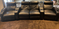 Seville 6-piece Power Reclining Home Theatre Seating Set