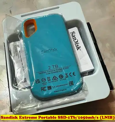 Sandisk Extreme Portable SSD-2Tb/1050mb/s (LNIB), View more