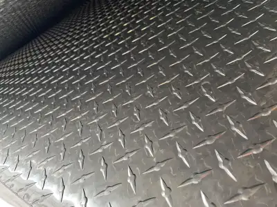 Aluminum checker plate for sale. These are 1/16" thick but I also stock 1/8" and 3/16" in different...