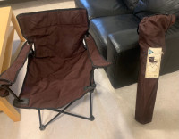 Two folding sports chairs lawn garden cottage 