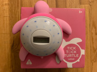Tick Tock Turtle - Leilani (Pink) Kids Alarm Clock