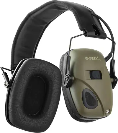 Awesafe GF-01,Electronic Shooting Earmuffs Ear Defenders Noise Reduction Sound Amplification Electro...