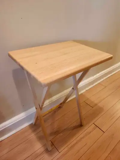 Wooden foldable TV table, View more