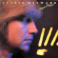 Justin Hayward (ex The Moody Blues) "Night Flight" 1980 Vinyl LP