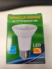 Ortech LED Lightbulbs (Dimmable) PAR20COB 8WDWW