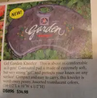 new gel garden kneeler