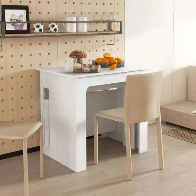 Extendable Dining Table, Expandable Kitchen Table for Small Spac in Dining Tables & Sets in Markham / York Region - Image 8