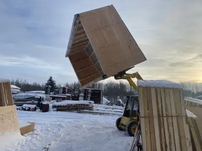 Shelters start at $895 All Plywood is premium 3/8 fir exterior grade (No spruce plywood) Roof is bui...