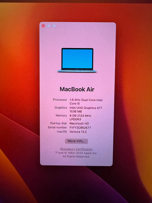 MacBook Air 2018 in Laptops in Edmonton - Image 2