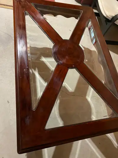 Vintage pair- coffee and end table, View more