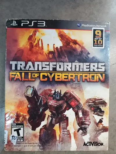 Transformers Fall of Cybertron Playstation 3 game, View more