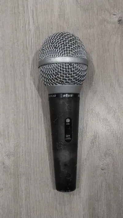Vintage Audio-Technica ATR30 Dynamic Cardiod Microphone, View more