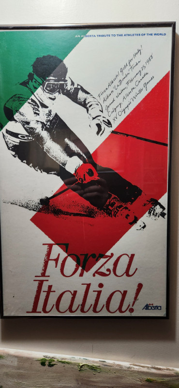 Olympic Poster Alberto Forza | Arts & Collectibles | Calgary | Kijiji