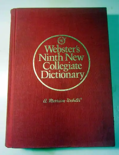 Webster’s Ninth New Collegiate Dictionary Hard Cover, View more